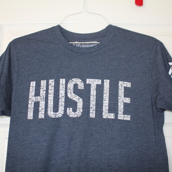 Livesore, Medium HUSTLE t-shirt, Dark Blue - Picture 3 of 6
